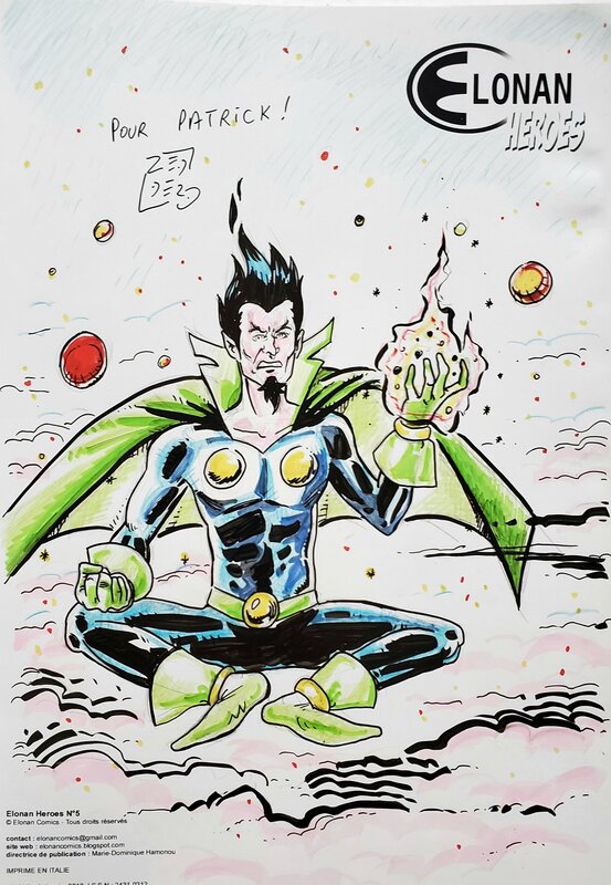 Zeddero, ELONAN HEROES     N°5 - Dédicace