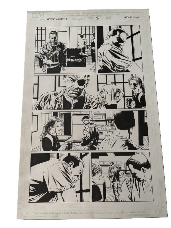 Steve Epting, Captain AMERICA # 12  page 4 - Comic Strip