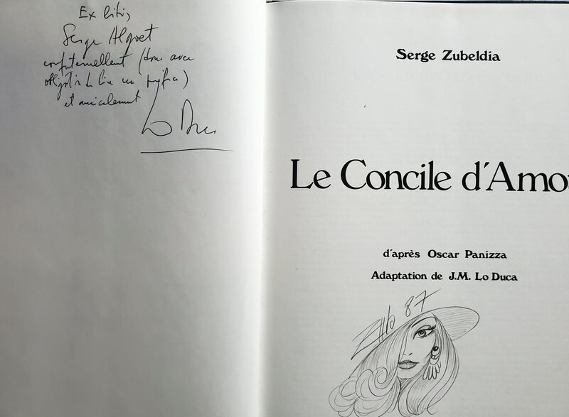 Serge zubeldia, Jean-Marie Lo Duca, LE CONCILE DE L'AMOUR - Dédicace