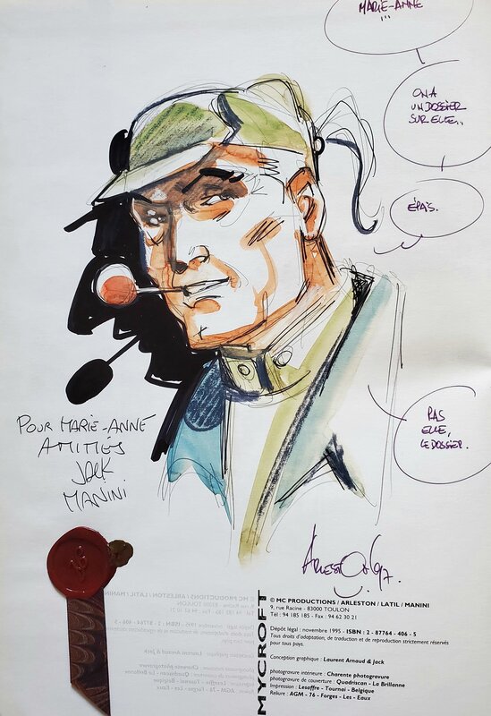Jack Manini, Scotch Arleston, LE DETECTIVE DES CONFINS MYCROFT INQUISITOR  T1 UNE FRAGRANCE DE CADAVRE - Sketch