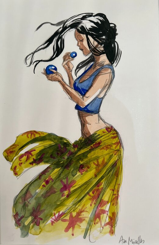 Illustration Djinn par Ana Mirallès - Illustration originale