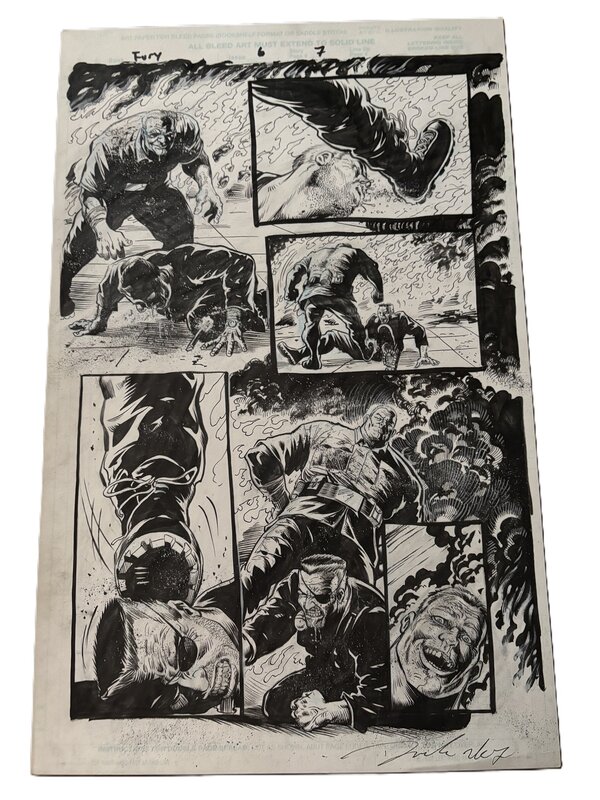 Fury   # 6  page 7 by Darick Robertson - Comic Strip