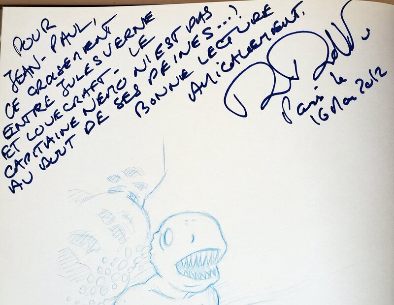 Patrick Dumas, Richard. D. Nolane, 20 000 SIECLES SOUS LES MERS  T2 LE REPAIRE DE CTHULHU - Sketch