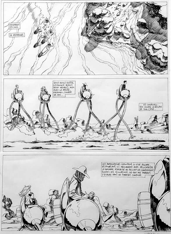 Frederik Peeters, Balade en ambulateur - Comic Strip
