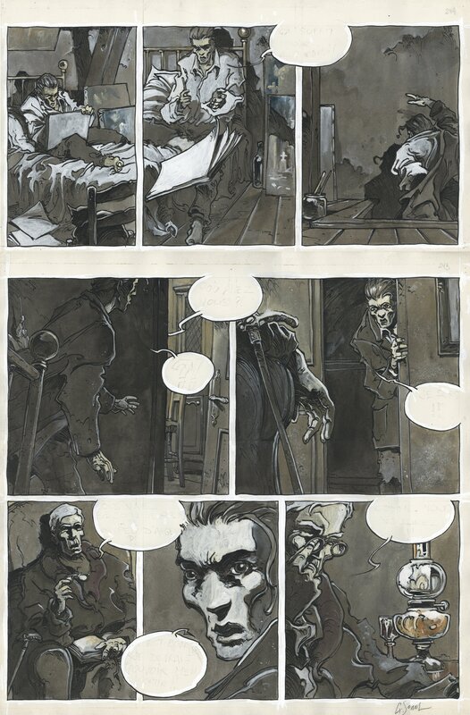 Sorel, l’île des morts#1, in cauda venenum, planche nº24, 1991. - Comic Strip