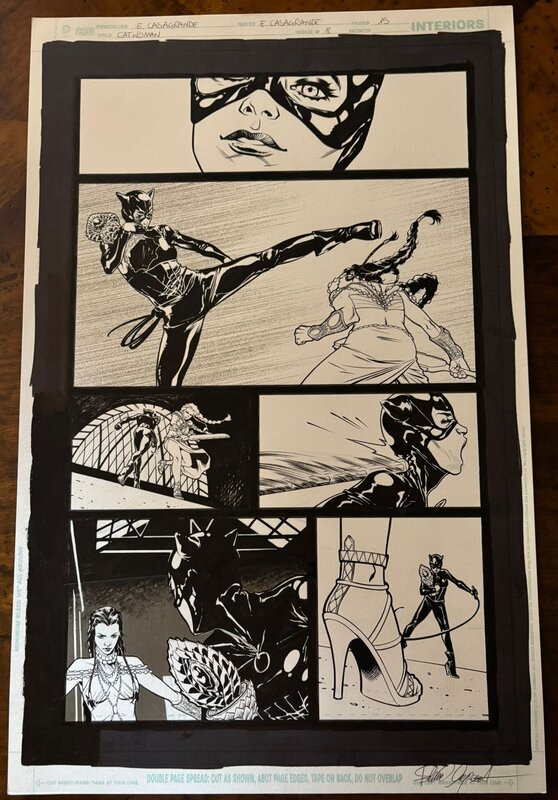 Elena Casagrande, Catwoman  # 8  page 15 - Comic Strip