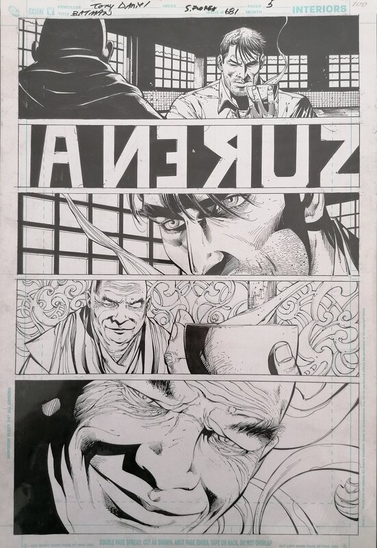Batman 681 - page 8 par Tony Daniel, Sandu Florea - Planche originale