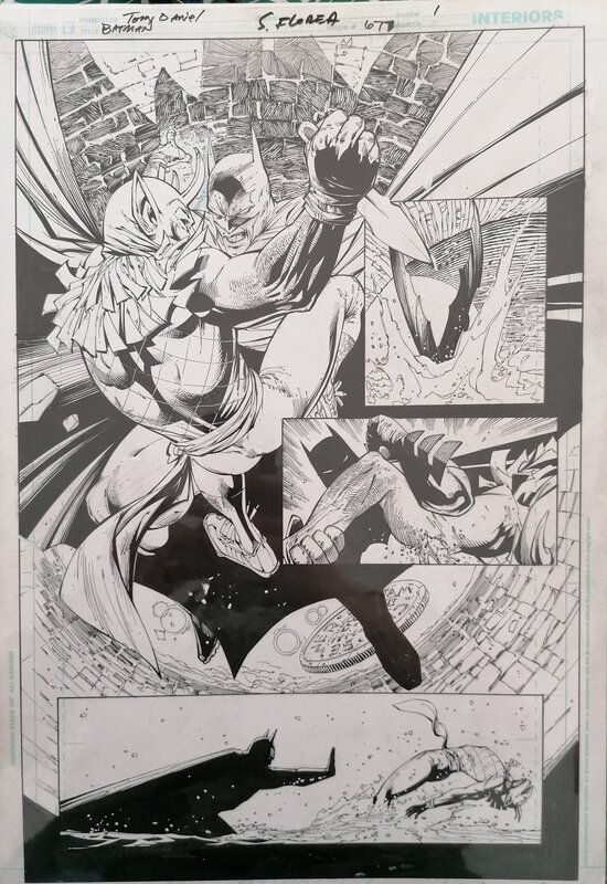 Batman 677 - page 1 par Tony Daniel, Sandu Florea - Planche originale