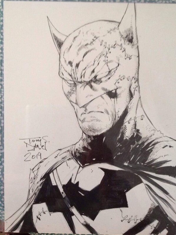 Batman Zur en Arrh by Tony Daniel - Original Illustration