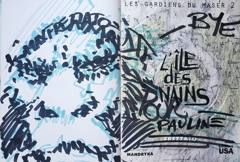 Massimiliano Frezzato, LES GARDIENS DU MASER    T2 L'ÎLE DES NAINS - Dédicace