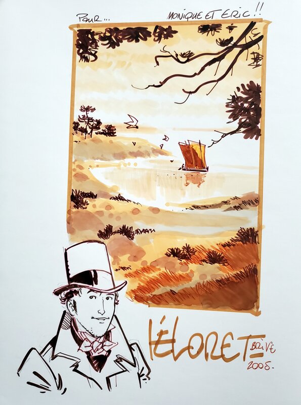 Héloret, Pierre Boisserie, EASTERN   T1 LE DEPART - Dédicace