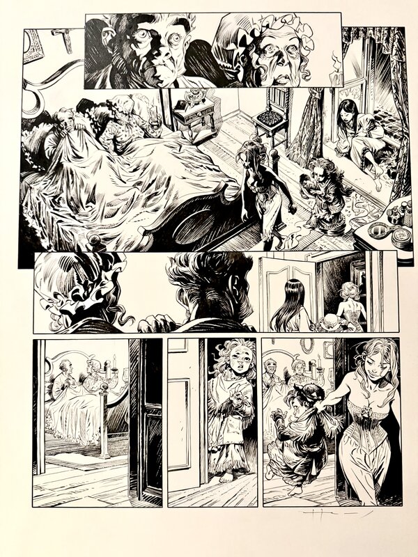 José Homs, Shi T1 Au commencement etait la colère - Planche originale