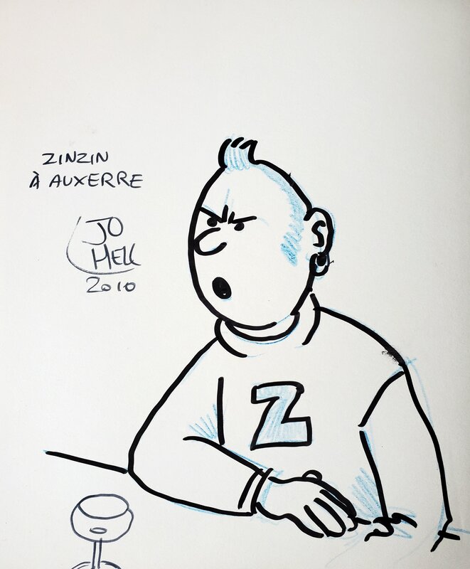 Jo Hell, LES COUVERTURES DE ZINZIN - Dédicace