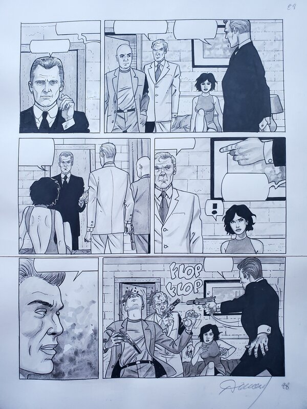 LES CRABES par Renaud - Planche originale