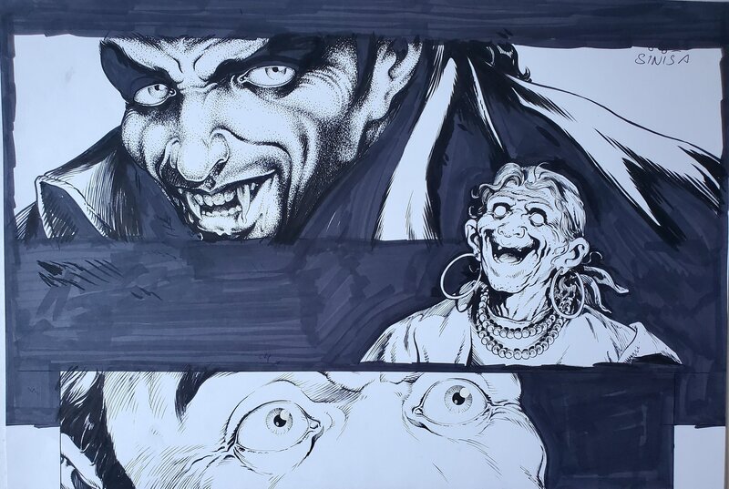 Banovic Sinisa, demi planche originale ???? - Planche originale Banovic Sinisa, demi planche originale ???? - Planche originale