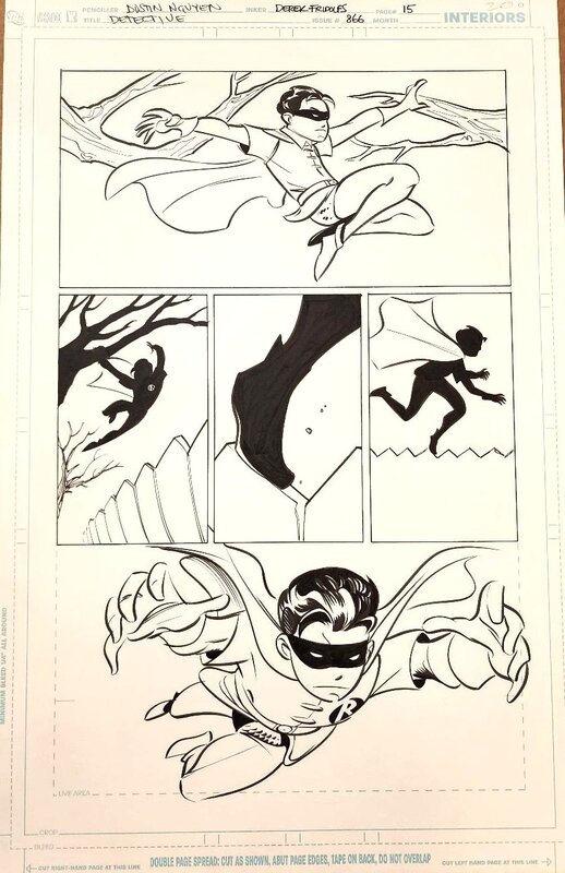 Dustin Nguyen, Derek Fridolfs, Detective Comics 866 - page 15 - Original Illustration