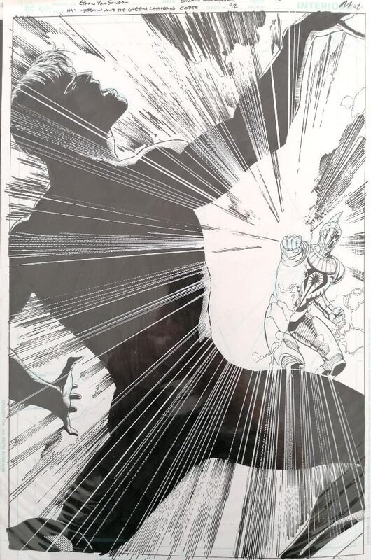 Ethan Van Sciver, Hal Jordan & Green Lantern Corps 42 - page 17 - Planche originale