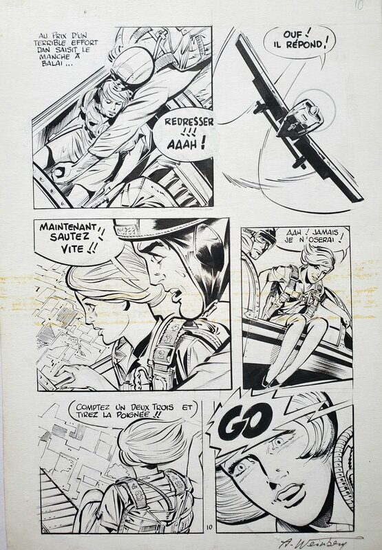 DAN COOPER par Albert Weinberg - Planche originale