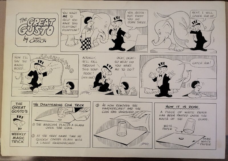 The Grat Gusto par Mel Casson - Planche originale