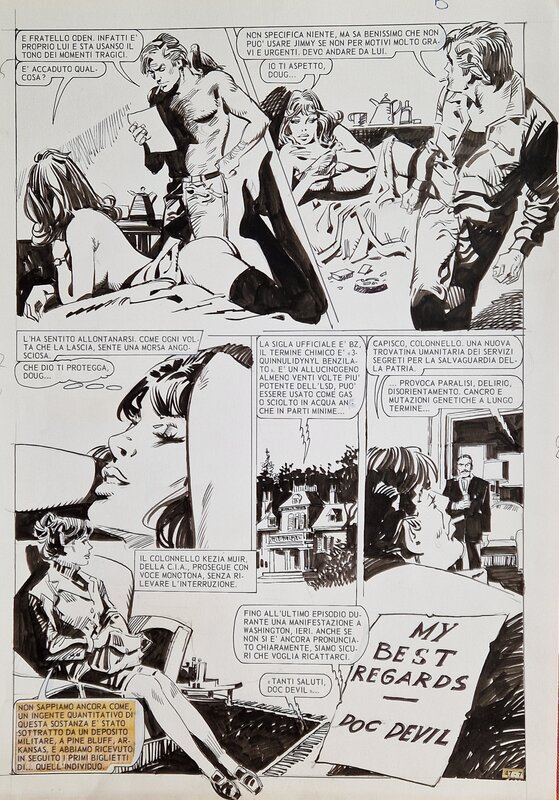 Planche originale by Mario Cubbino - Comic Strip