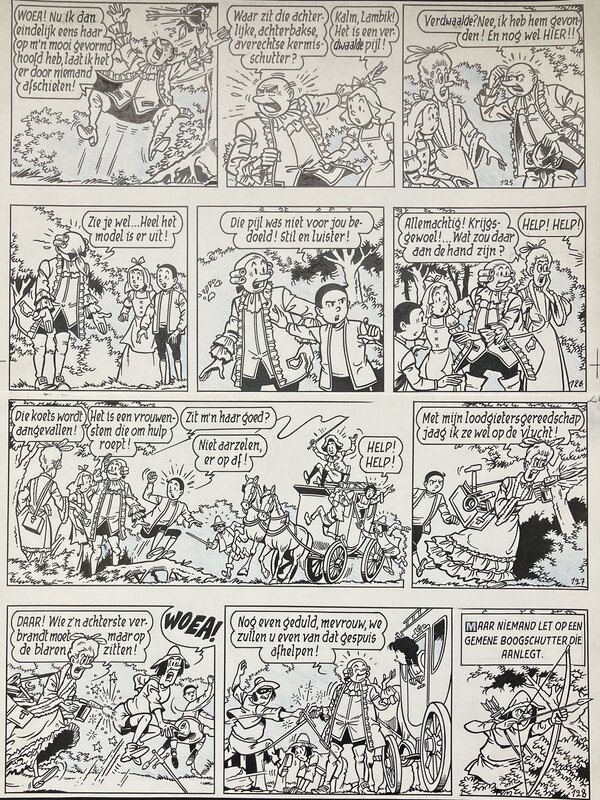Paul Geerts, Willy Vandersteen, Suske en Wiske / Bob et Bobette - Beminde Barabas - Comic Strip