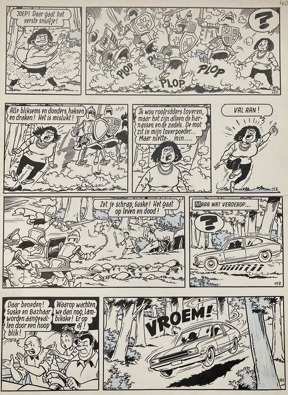 Paul Geerts, Willy Vandersteen, Suske en Wiske / Bob et Bobette - Het Ros Bazhaar - Comic Strip