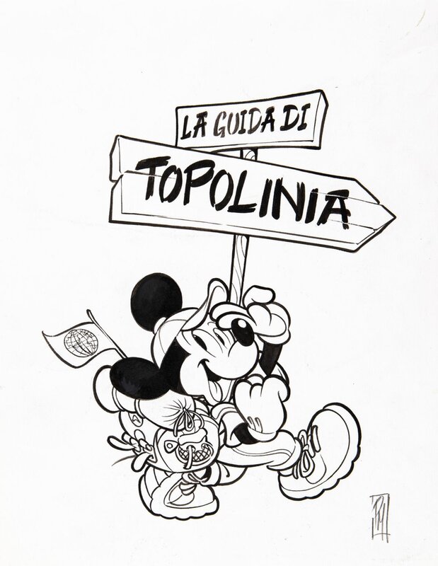Paolo Mottura, La guida di Topolinia - Original Cover
