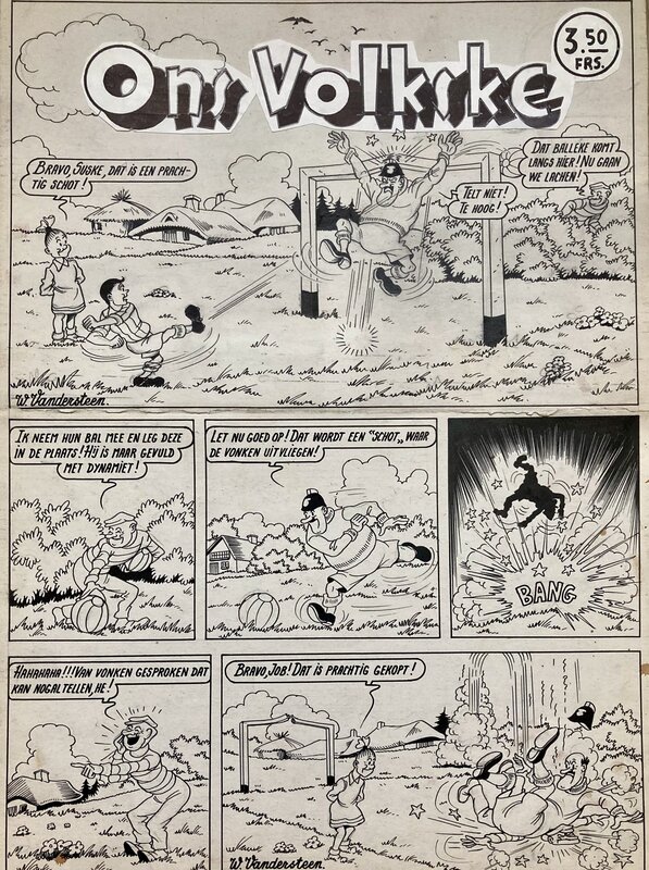 Willy Vandersteen, Suske en Wiske / Bob et Bobette - Ons Volkske - Comic Strip