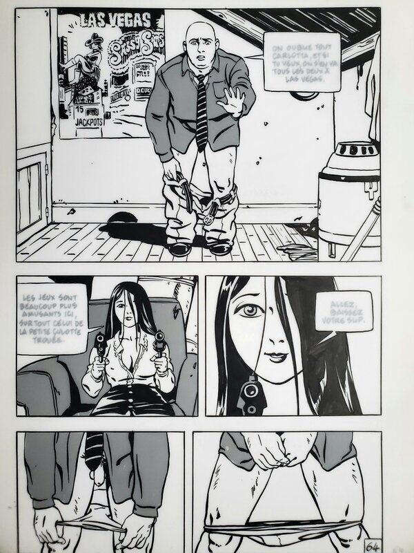CARLOTTA par Alex Varenne - Planche originale