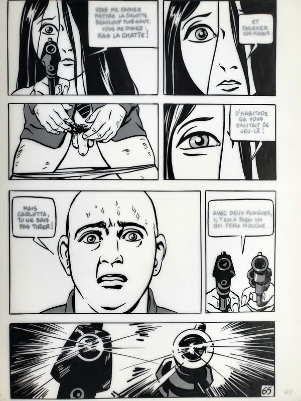 CARLOTTA par Alex Varenne - Planche originale