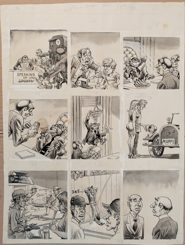 En vente - Bill Ward, Cracked Magazine #124 - Illustration originale