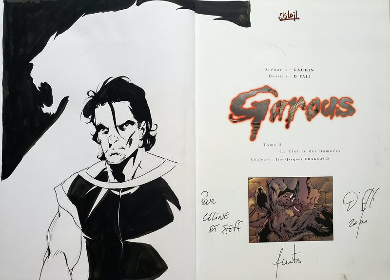 Djillali Defali, GAROUS   T3 LE CLOÎTRE DES DAMNES - Sketch