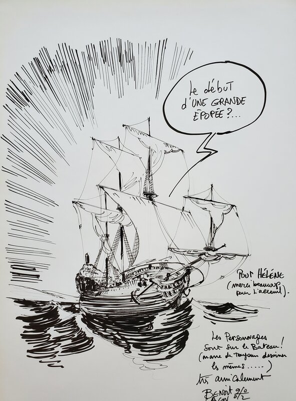 Benoît Lacou, LE DIABLE AU PORT   T1 L'ETOFFE ET LE FLEAU - Sketch