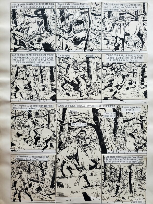 DAVID CROCKETT by Étienne Le Rallic - Comic Strip