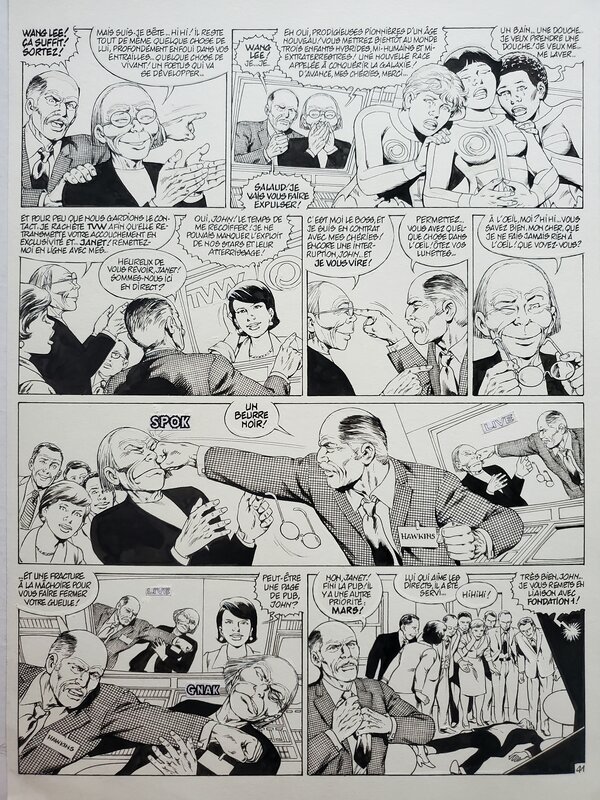 Jean-Yves Mitton, DEMAIN...MARS - FECONDATION - Comic Strip