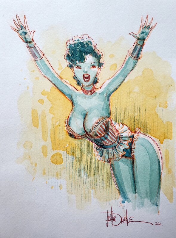 CIRCUS GIRLS par Jean-Baptiste Andréae - Illustration originale