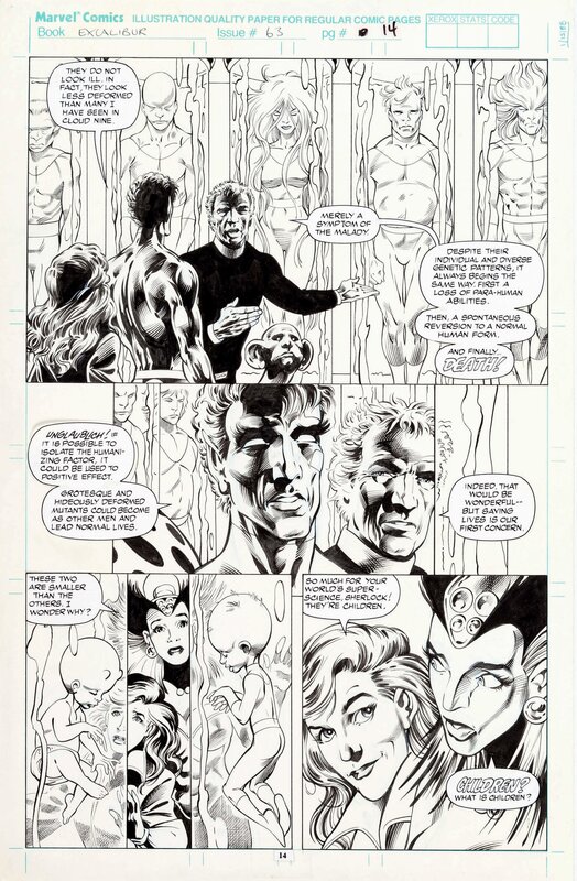 Excalibur #63 p14 par Alan Davis, Mark Farmer - Planche originale