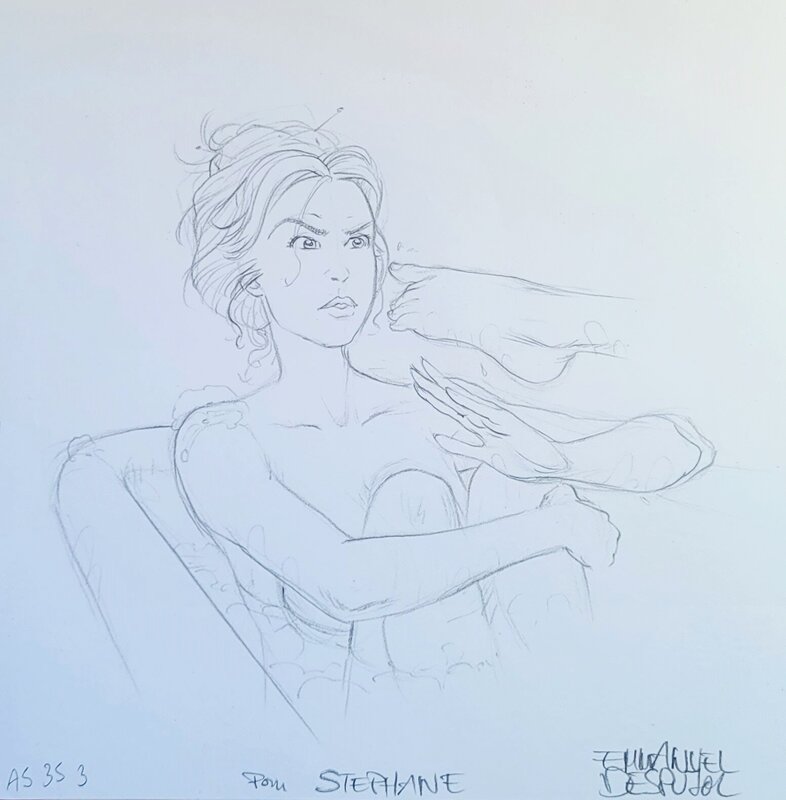 Aspic - Flora by Emmanuel Despujol - Original art