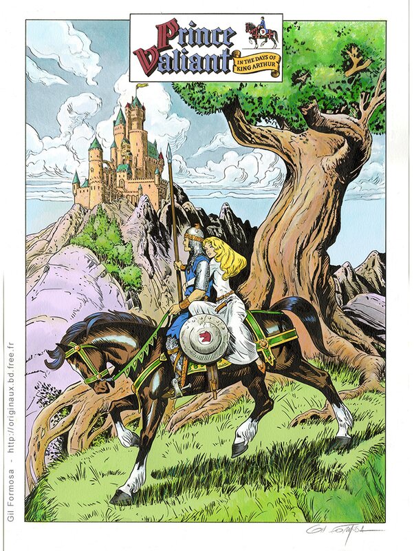 Prince VALIANT par Gil Formosa - Illustration originale