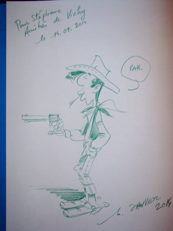 Lucky LUKE by Michel Janvier - Sketch