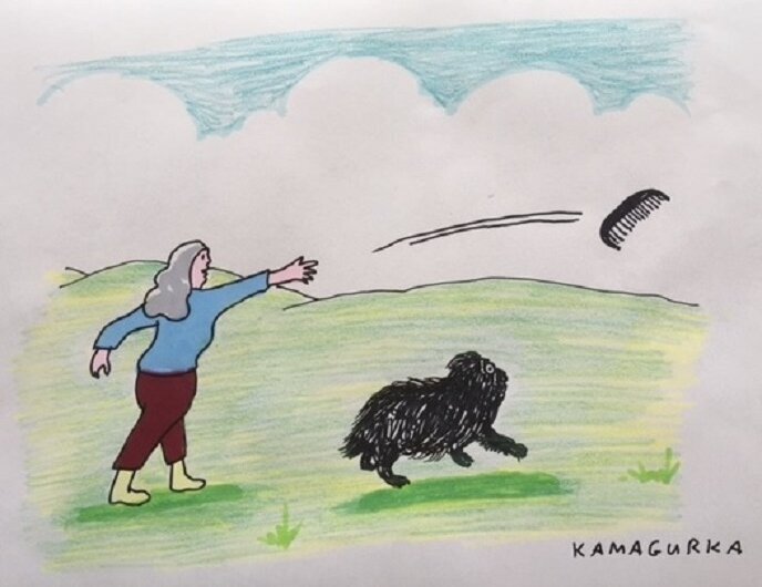 Kam by Kamagurka - Original art