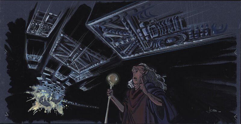 For sale - Mézières : Valérian tome 20 planche 24, premier strip + textes - Comic Strip