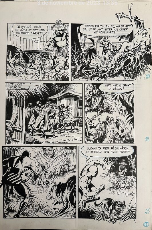 Fantomen and Guran by César Spadari - Comic Strip
