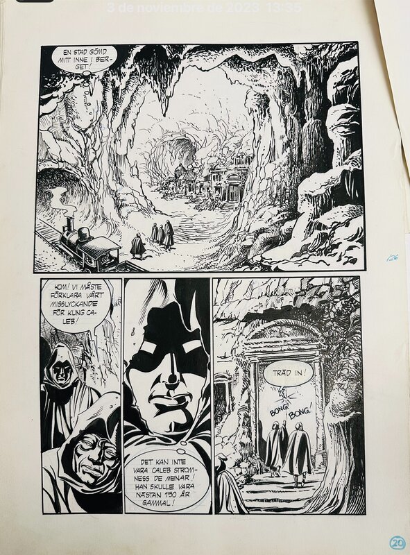 César Spadari, Phantom “ The cavern”. - Comic Strip