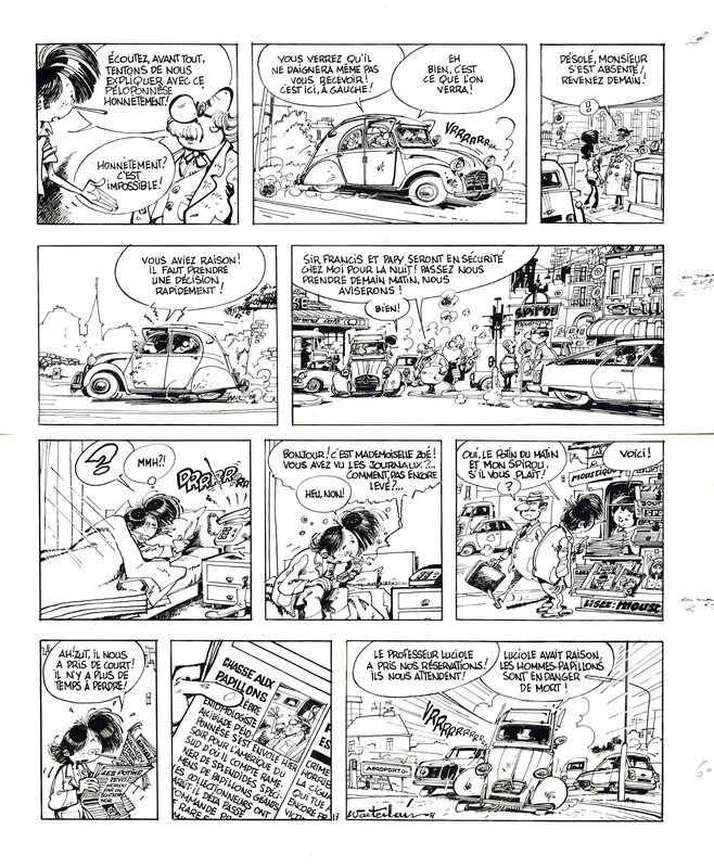 En vente - Wasterlain : Docteur Poche tome 2 planche 17 - Planche originale