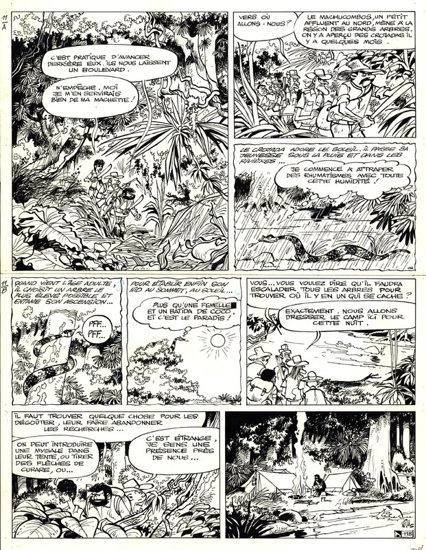 For sale - Will : Tif et Tondu tome 31 planche 11 - Comic Strip