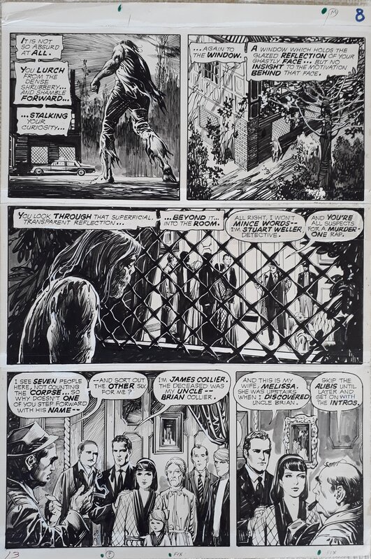 Alfredo Alcalá, Tales of the Zombie - Simon Garth issue 7 page 13 (1974) - Comic Strip