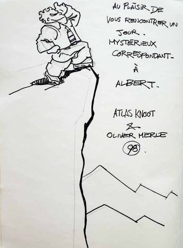 Olivier Merle, ATLAS KNOUT   T1 LE NAIN LE PLUS GRAND DU MONDE - Dédicace
