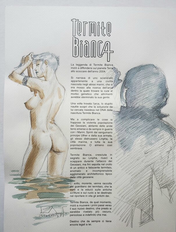 illustration by Patrizio Evangelisti - Sketch