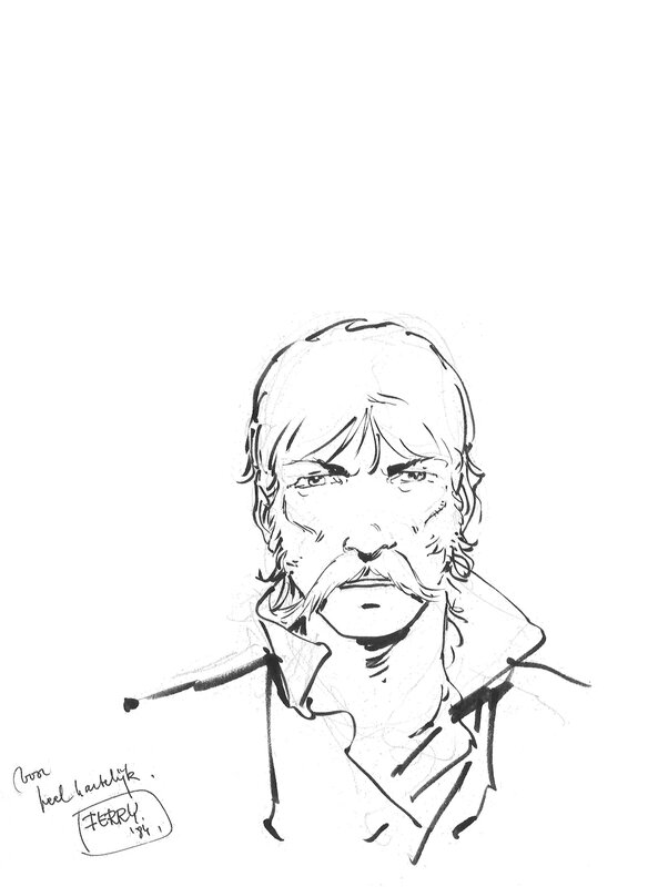 Ian Kaledine by Ferry - Sketch
